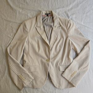 Express Stone Beige One Button Blazer - some flaws!